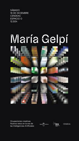 Cartel de la ponencia 'Ocupaciones creativas. Nuevos retos en la era de las Inteligencias Artificiales'