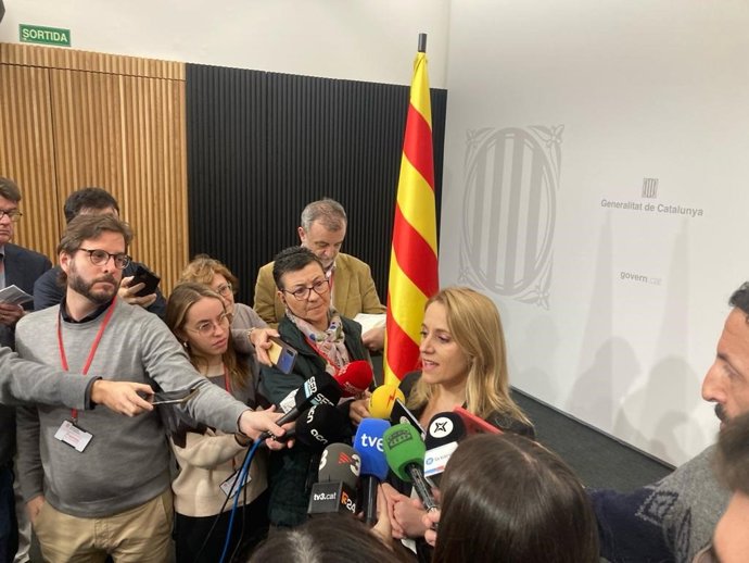 La consellera de Economía y Hacienda de la Generalitat, Natlia Mas.