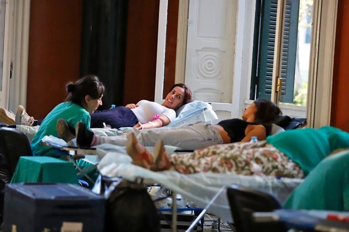 Imagen de archivo de una macrocolecta en la Casa Colón de Huelva.