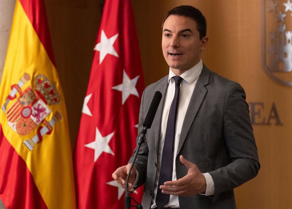 El portavoz del PSOE en la Asamblea de Madrid, Juan Lobato