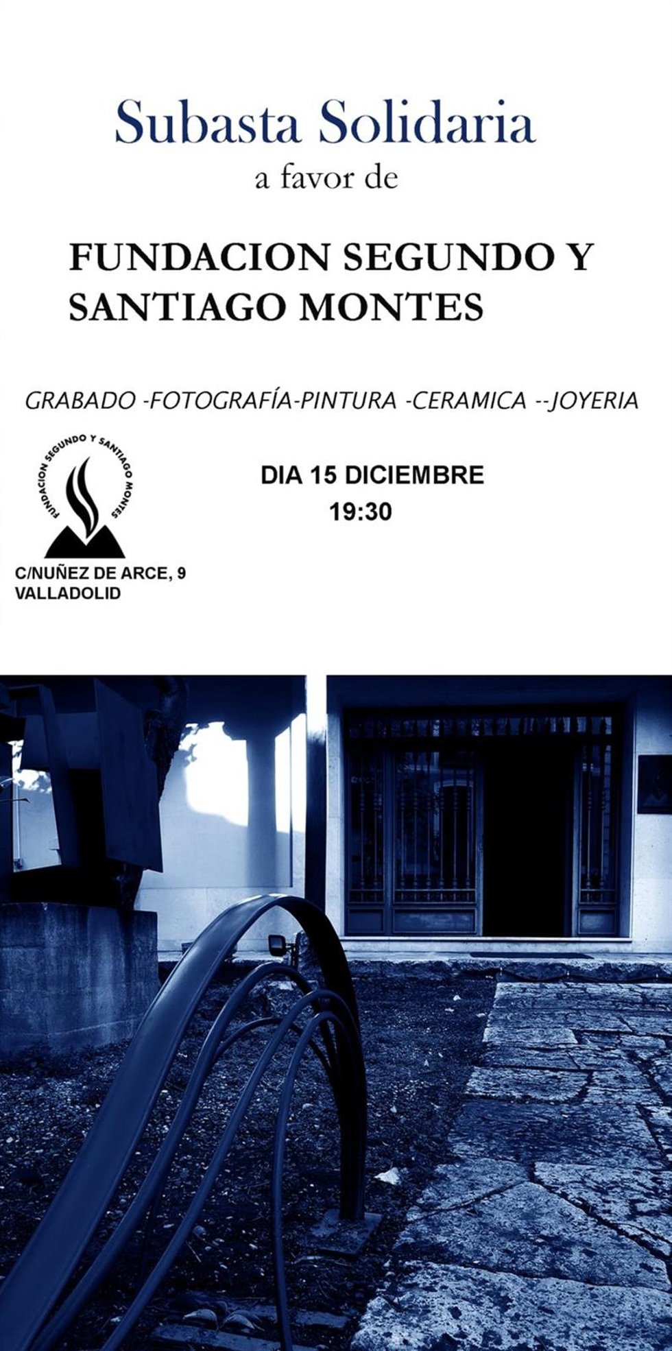 La Fundación Segundo y Santiago Montes celebra el viernes una subasta de arte solidaria en favor de El Salvador.