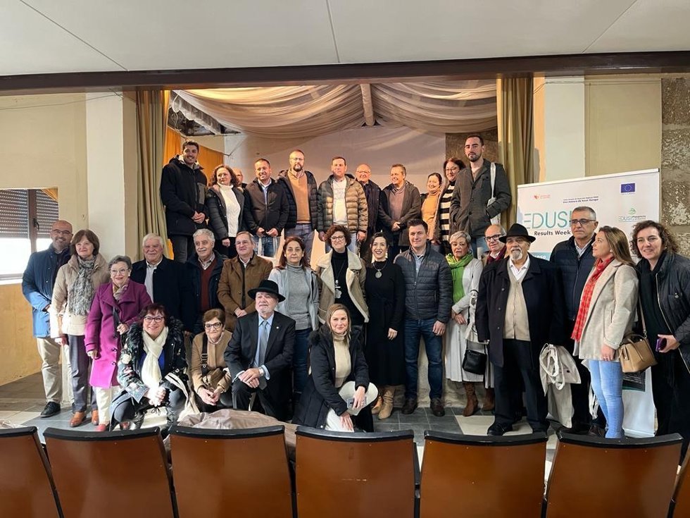 Autoridades y técnicos participan en la claudura de la Edusi 'Plasencia y entorno' que concluye con una inversión de 12,5 millones de euros en 13 municipios