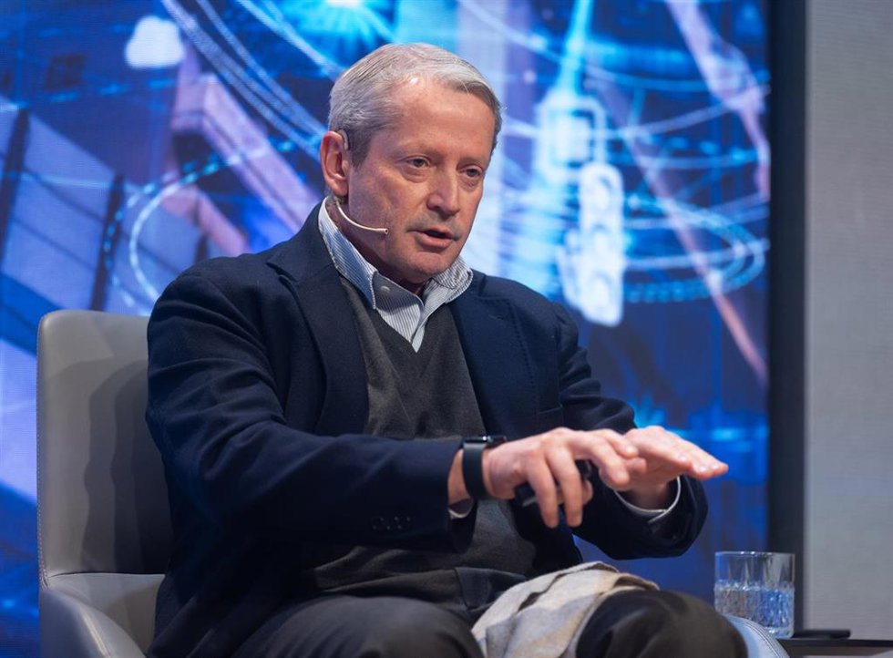 El CEO de Volvo Car España, José María Galofré, interviene durante el encuentro Informativo de Europa Press 'Transformación de las Industrias', en el Auditorio "Meeting Place", a 11 de diciembre de 2023, en Madrid (España).
