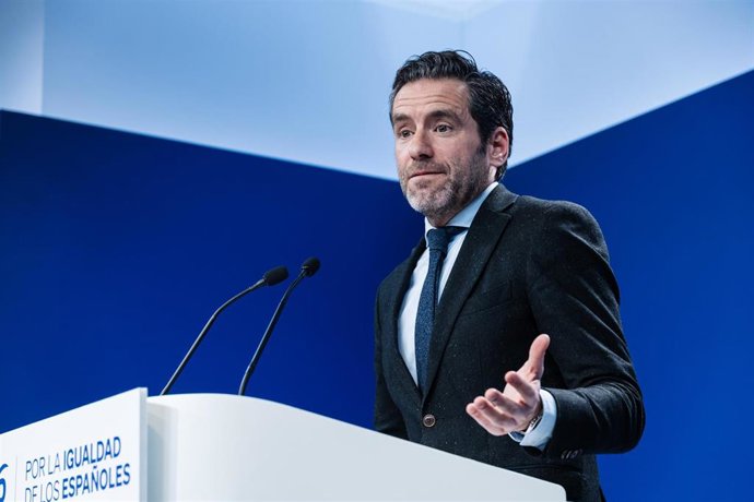 El portavoz y vicesecretario de Cultura del PP, Borja Sémper