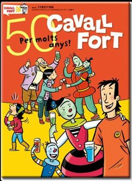 Archivo - Portada del 50 aniversari de la revista 'Cavall Fort'