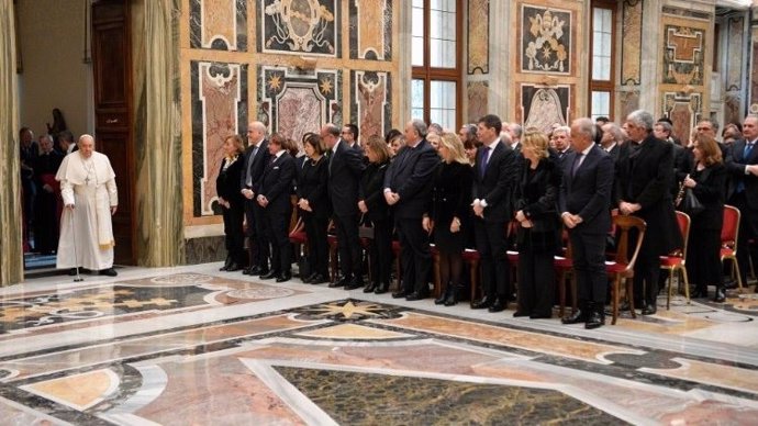 Audiencia del Papa a los Prefectos de la República Italiana.