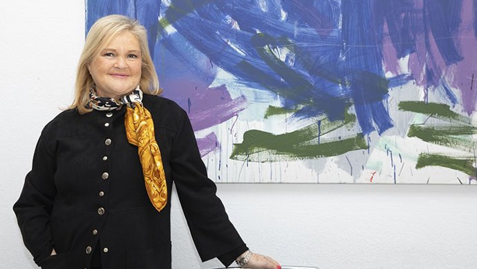 La presidenta de l'Ateneu Mercantil, Carmen de Rosa