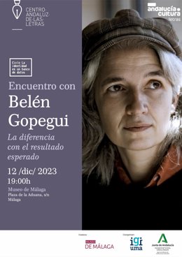 La escritora Belén Gopegui reflexiona en el Museo de Málaga sobre IA y  tratamiento de los datos personales en Internet