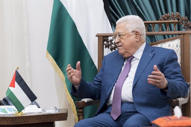 Archivo - El presidente de la Autoridad Palestina, Mahmud Abbas