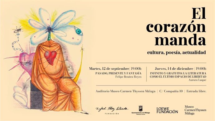 El Ayuntamiento De Málaga Informa: Aurora Luque Clausura El Corazón Manda. Cultura, Poesía, Actualidad, Ciclo Organizado Por Fundación Loewe Y Fundación Rafael Pérez Estrada
