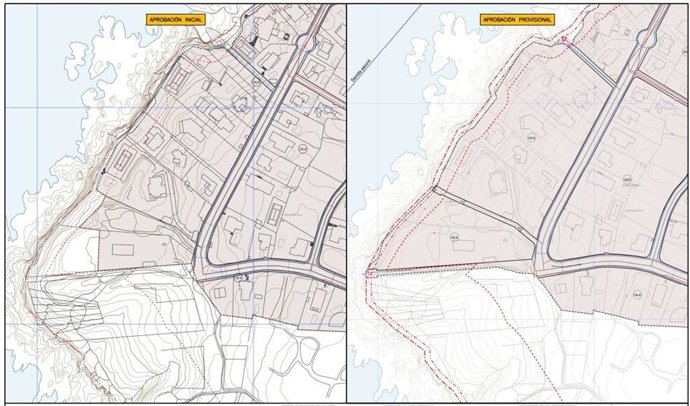 Modificación en la calificación del suelo de Cabo Estai, en el nuevo borrador del Plan General de Ordenación Municipal de Vigo, pasando de suelo rústico de especial protección a suelo urbano consolidado.