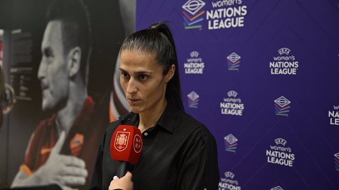 La seleccionadora nacional femenina de fútbol, Montse Tomé.