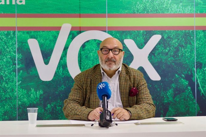 El parlamentario andaluz de Vox por Córdoba, Alejandro Hernández.