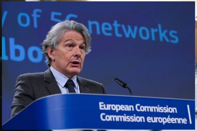 Archivo - El comisario europeo de Mercado Interior, Thierry Breton