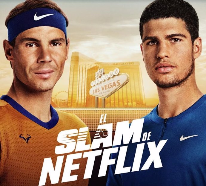 Un partido de exhibición Nadal-Alcaraz se emitirá por Netflix