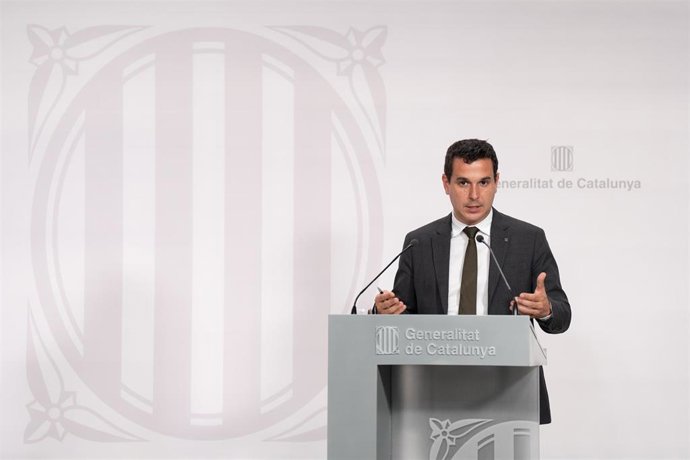 Archivo - El director de la Agncia Catalana de l'Aigua (ACA), Samuel Reyes.