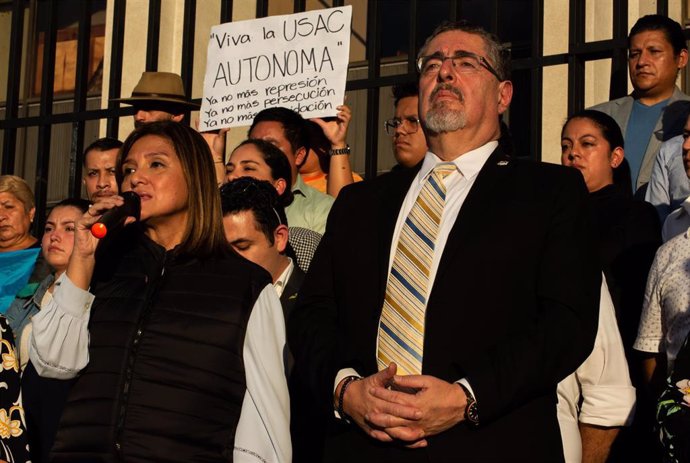 El presidente electo de Guatemala, Bernardo Arévalo