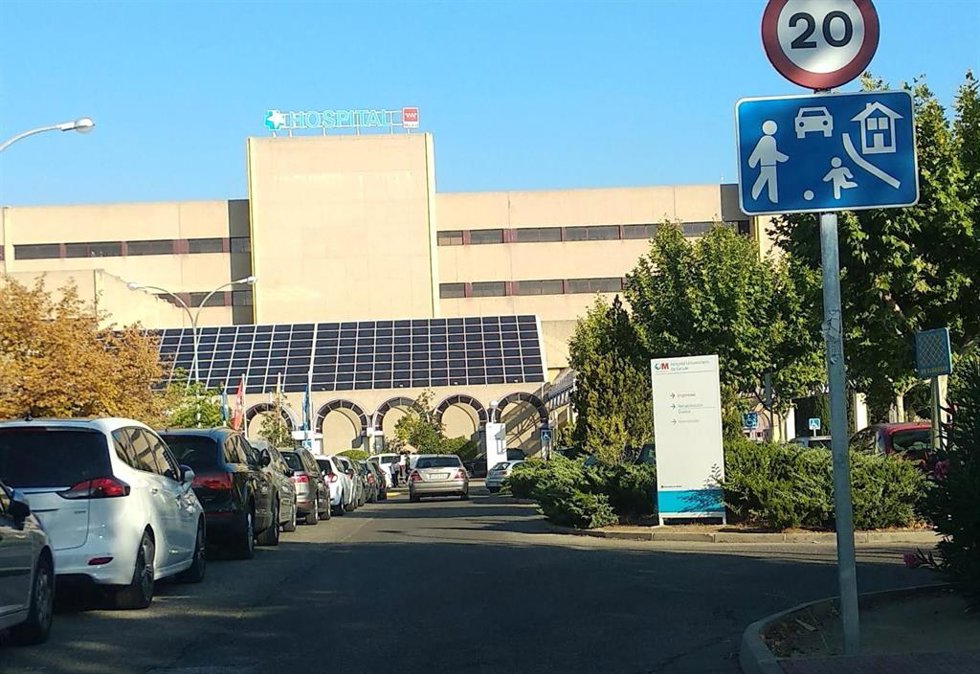 Archivo - Acceso al Hospital de Getafe