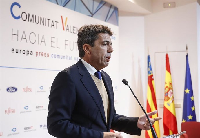 El presidente de la Generalitat Valenciana, Carlos Mazón
