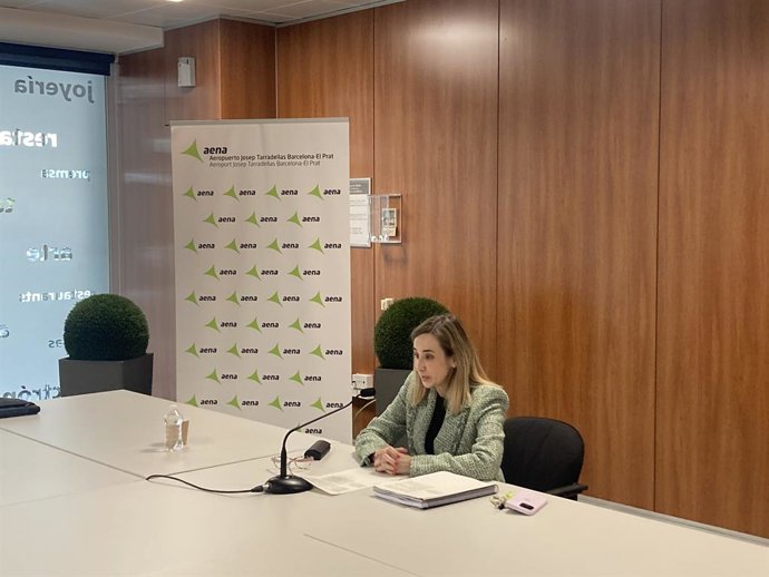 La directora del aeropuerto de Barcelona-El Prat, Eva Valenzuela.