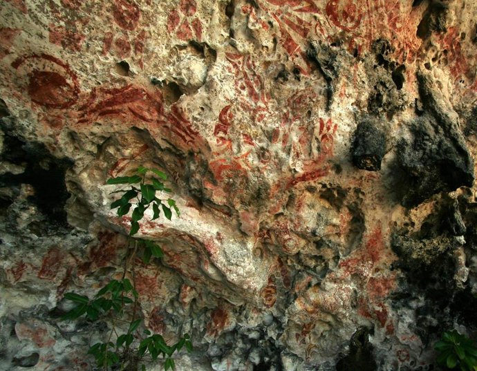 Exposición del arte rupestre de Palaos en el Museo de Altamira.