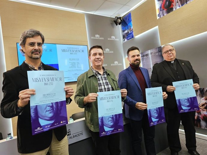 Presentación de la iniciativa cultural 'Misa en Si menor' que se celebrará en Albacete