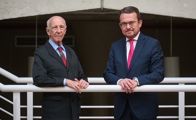 Joaquín Mencos y Alejandro Torres, vicepresidente y secretario, respectivamente, de la Fundación Jaime Brunet