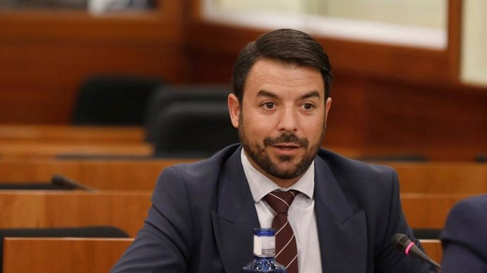 El diputado de Vox en las Cortes de C-LM Iván Sánchez