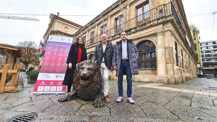Presentación en León de la cita solidaria '3x3 Nebrija compite por ellos'