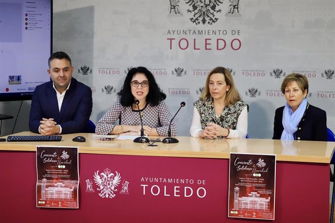 Presentación del concierto solidario de Navidad a beneficio de la Asociación de Familiares de Enfermos de Alzheimer que se celebrará en Toledo