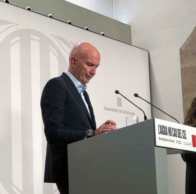 El conseller David Mascort en rueda de prensa este martes