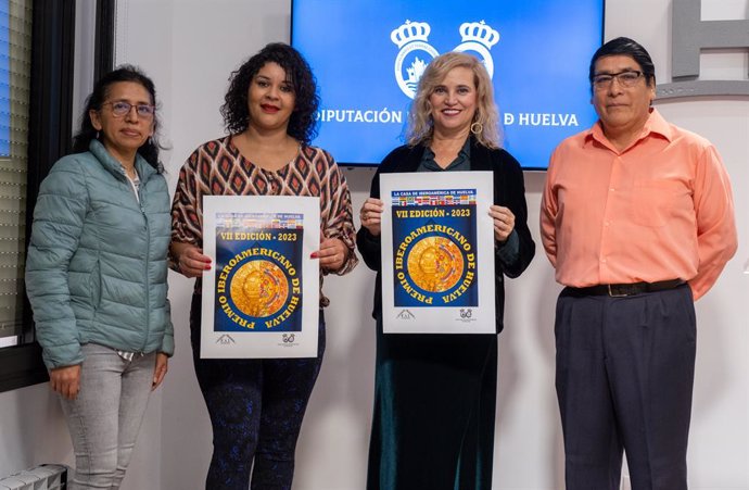 Presentación en la Diputación de los Premios Iberoamericanos de Huelva que otorga la Casa de Iberoamérica de Huelva.