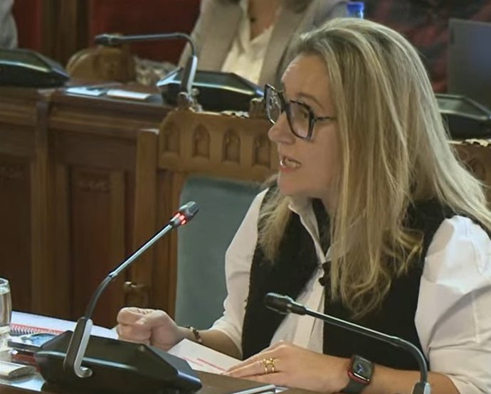 La consejera de Educación, Lydia Espina