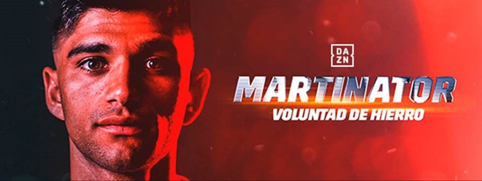 Careta del documental 'Martinator' de DAZN sobre el piloto de MotoGP Jorge Martín