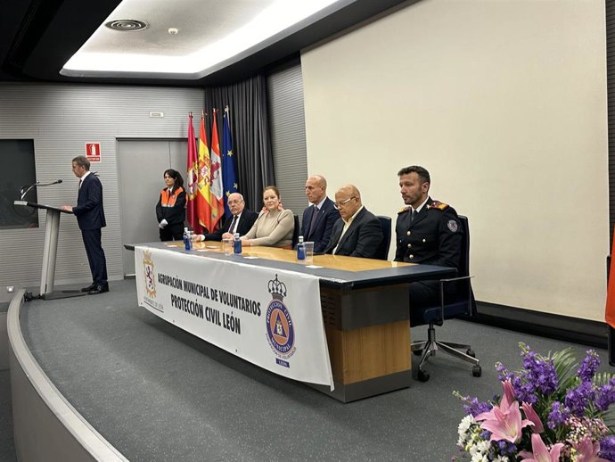 Imagen del acto de reconocimiento celebrado este martes en León