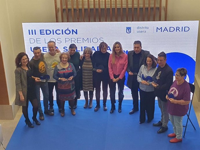 Entrega de los III Premios Usera Solidaria