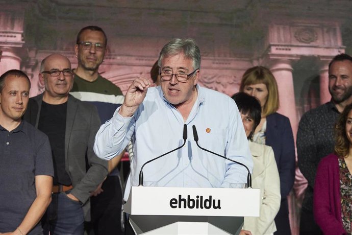 Archivo - El portavoz de EH Bildu en el Ayuntamiento de Pamplona, Joseba Asiron.