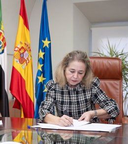 La consejera de Educación, Ciencia y Formación Profesional, María Mercedes Vaquera