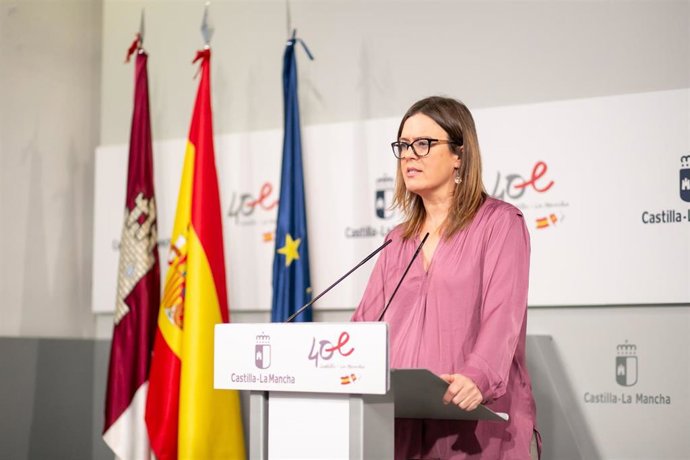 La portavoz del Gobierno de Castilla-La Mancha, Esther Padilla