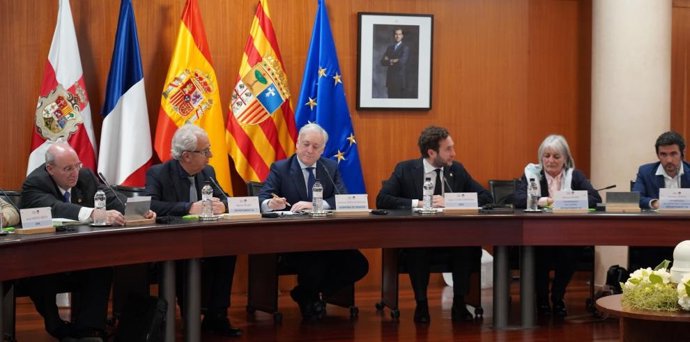 La Agrupación Europea de Cooperación Territorial (AECT) ha celebrado su asamblea anual en la sede de la Diputación Provincial de Huesca (DPH),