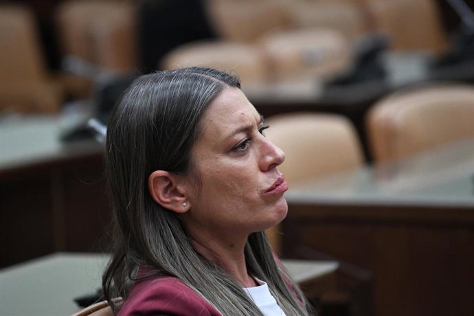 La diputada y portavoz de Junts, Miriam Nogueras, durante la actividad ordinaria de la comisión de transformación digital el día en el que se constituyen 28 comisiones, en el Congreso de los Diputados, a 4 de diciembre de 2023, en Madrid (España). El Co
