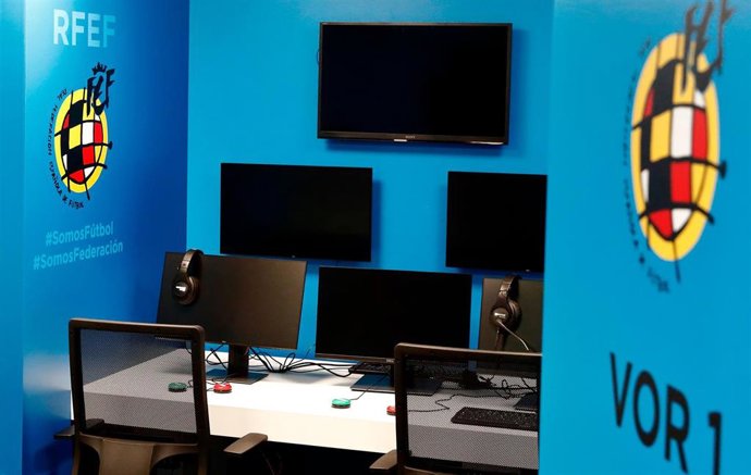 Archivo - Sala VOR de la Real Federación Española de Fútbol