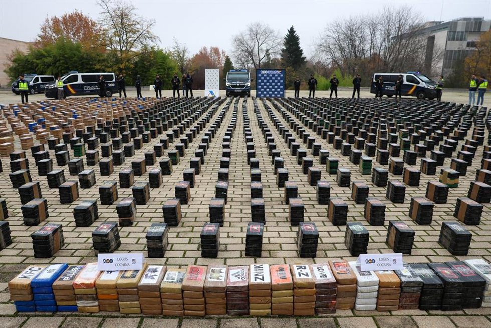 Alijo con un total de 11 toneladas de cocaína incautado en Vigo y Valncia