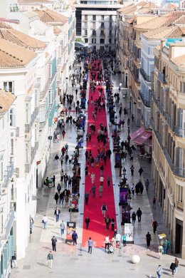 Archivo - Calle Larios durante el Festival de Málaga (Foto de archivo).