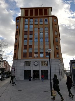 Archivo - Antigua estación de autobuses de Logroño.