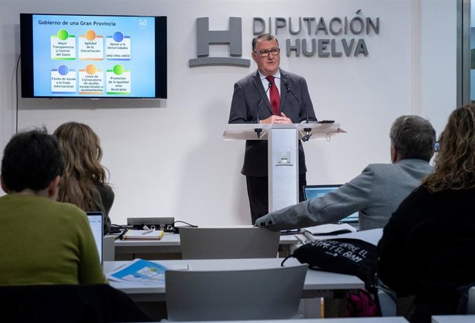 Presentación de lacampaña publicitaria 'Esta Navidad, regálate la Provincia de Huelva'.