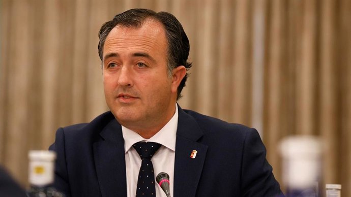 El presidente del Grupo Parlamentario Vox en las Cortes de C-LM, David Moreno