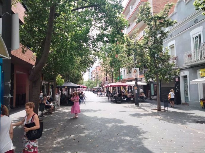 Avinguda Catalunya de Sant Adrià de Besòs