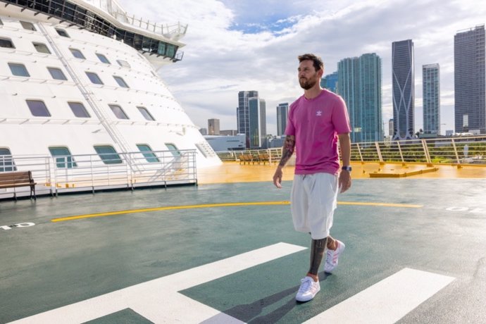 Lionel Messi nombrado icono oficial del nuevo barco de Royal Caribbean