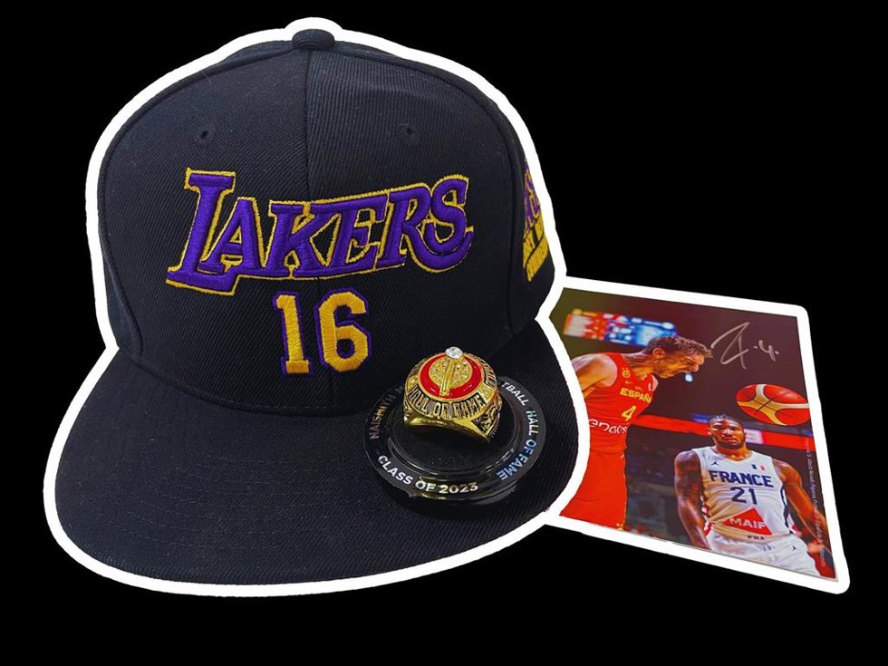 Pau Gasol regala objetos únicos de su carrera en un sorteo solidario de su fundación
